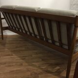 Reupholstered scandinavian sofa