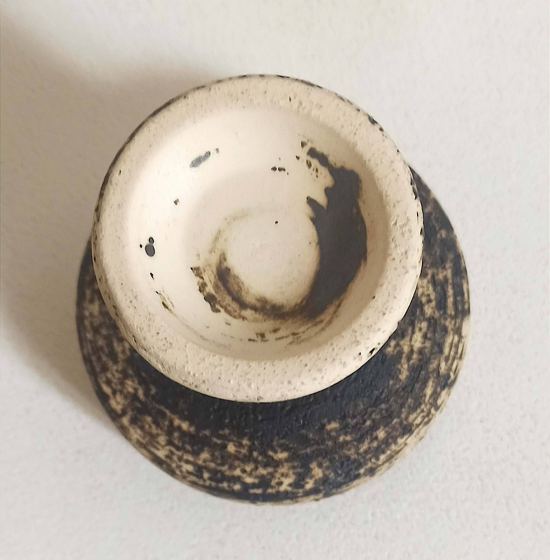 Pieter Groeneveldt bowl-shaped candle holder, 1960s. Height 9 cm.