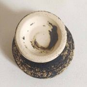 Bougeoir forme coupe de  Pieter Groeneveldt Années 60 Hauteur 9 cm