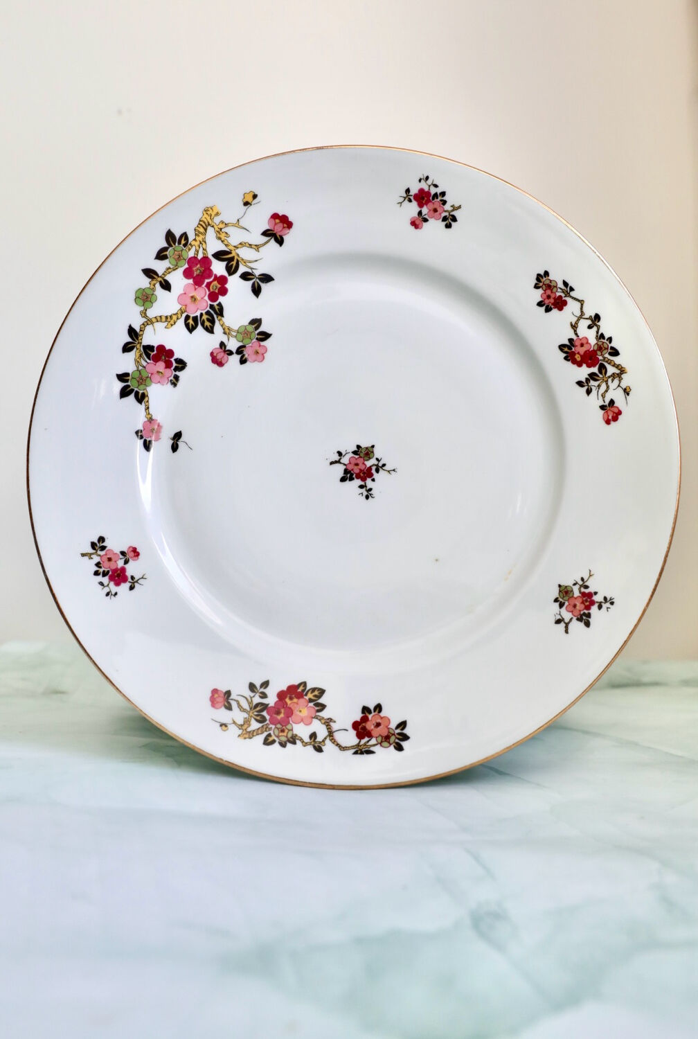 Antique table service in Limoges porcelain by F. Legrand, period A.