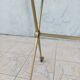 Vintage dessert trolley in brass and smoked glass 1960