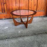 Mid-century modern teak and glass coffee table by Victor Wilkins for G-Plan, 1960s