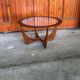 Mid-century modern teak and glass coffee table by Victor Wilkins for G-Plan, 1960s