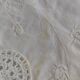 Old tablecloth and 12 napkins, table linen