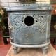 Art Deco enamelled cast iron stove Deville Le Non Pareil circa 1930