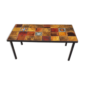 Table basse ceramique vintage