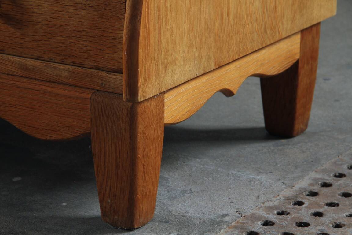 Vintage Danish modern oak dresser attributed to Kjærnulf, 1960s