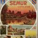 Original poster chemin de fer plm - semur en auxois, henri polard