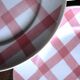 A set of 6 flat plates Nappe Rose Moulin des Loups