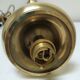 Pied de lampe bronze doré tripode hauteur 50 cm