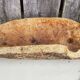 Old centerpiece cup empty pocket in natural cork vintage
