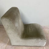 Vintage velvet children's armchair