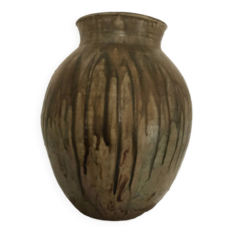 Vase in porcelain stoneware by Lucien Arnaud