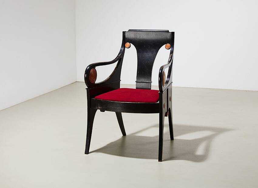 Fauteuil très rare de l'architecte Joze Plecnik 1932/1980
