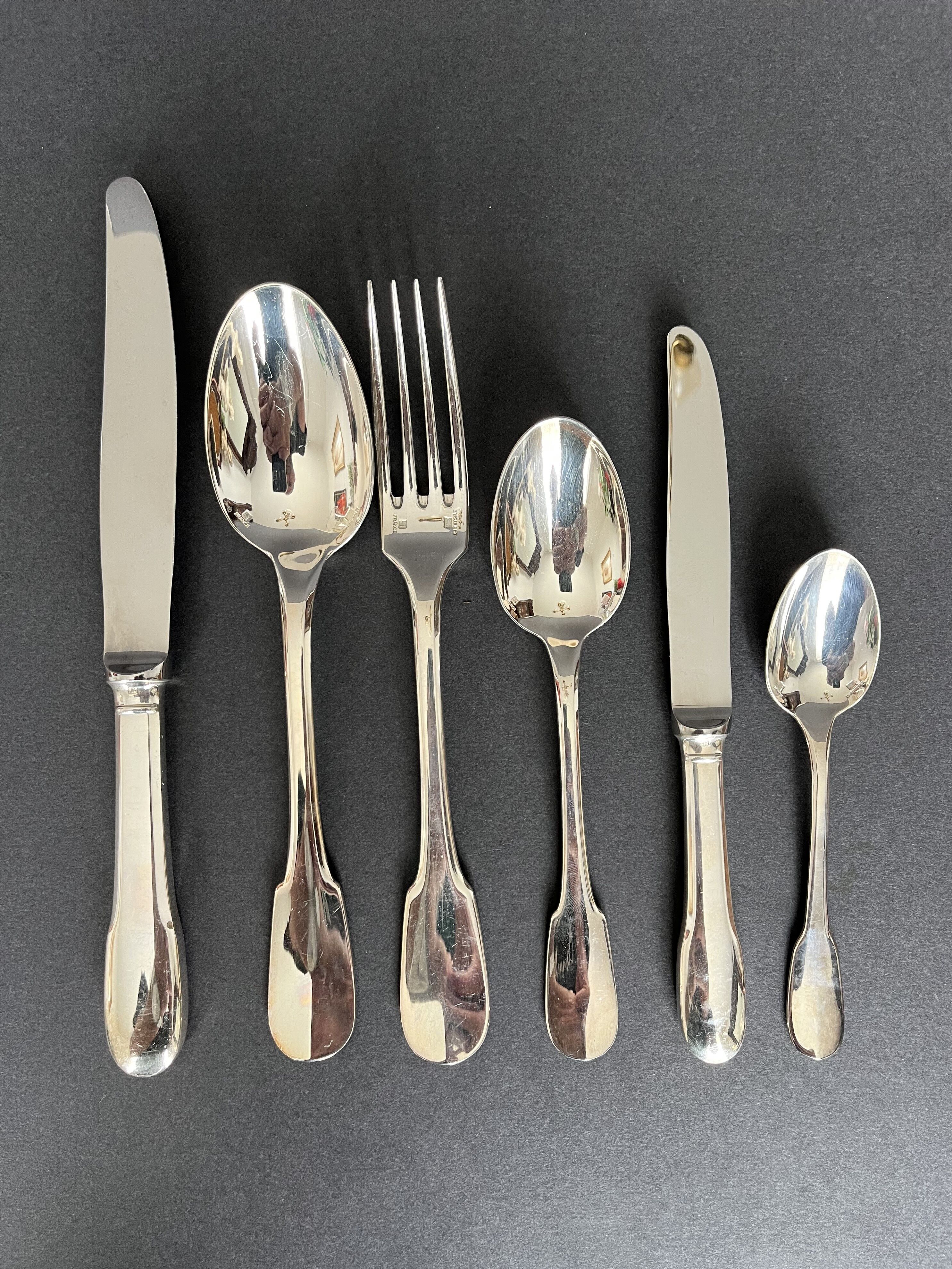 Housewife Christofle in silver metal model uniplate