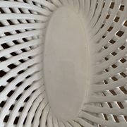 Bread basket or woven ceramic fruit bowl Italy