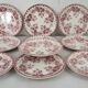 10 Sarreguemines earthenware plates