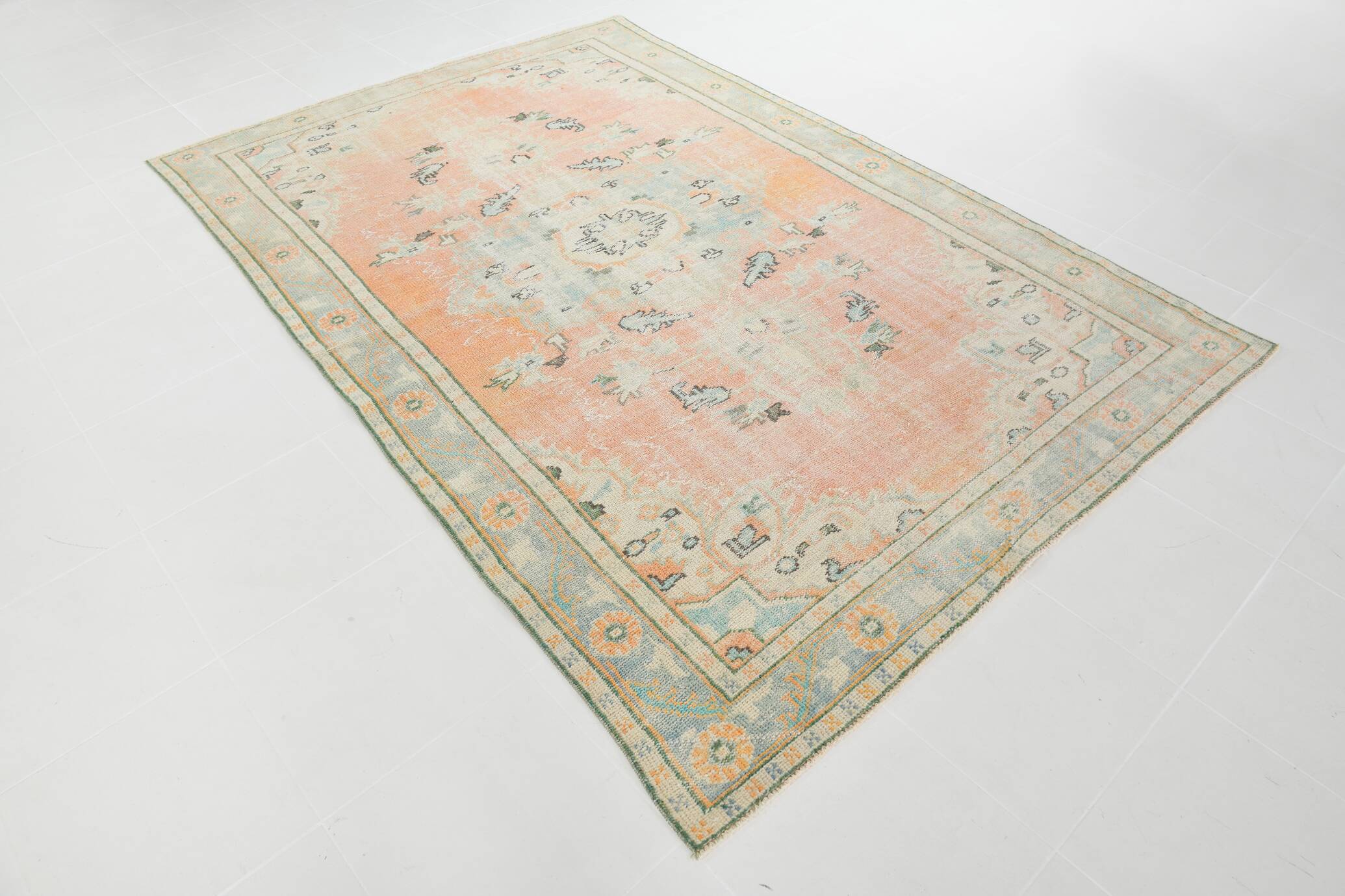 6x9 Modern Midcentury Vintage Rug, 186x287Cm