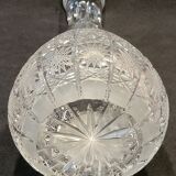 Carafe 1 liter in carved bohemian crystal chiseled