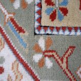 Tapis vintage turc Kars fait main en laine – 116 x 175 cm – Années 1960