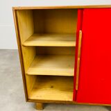 Buffet sliding doors solid red pine