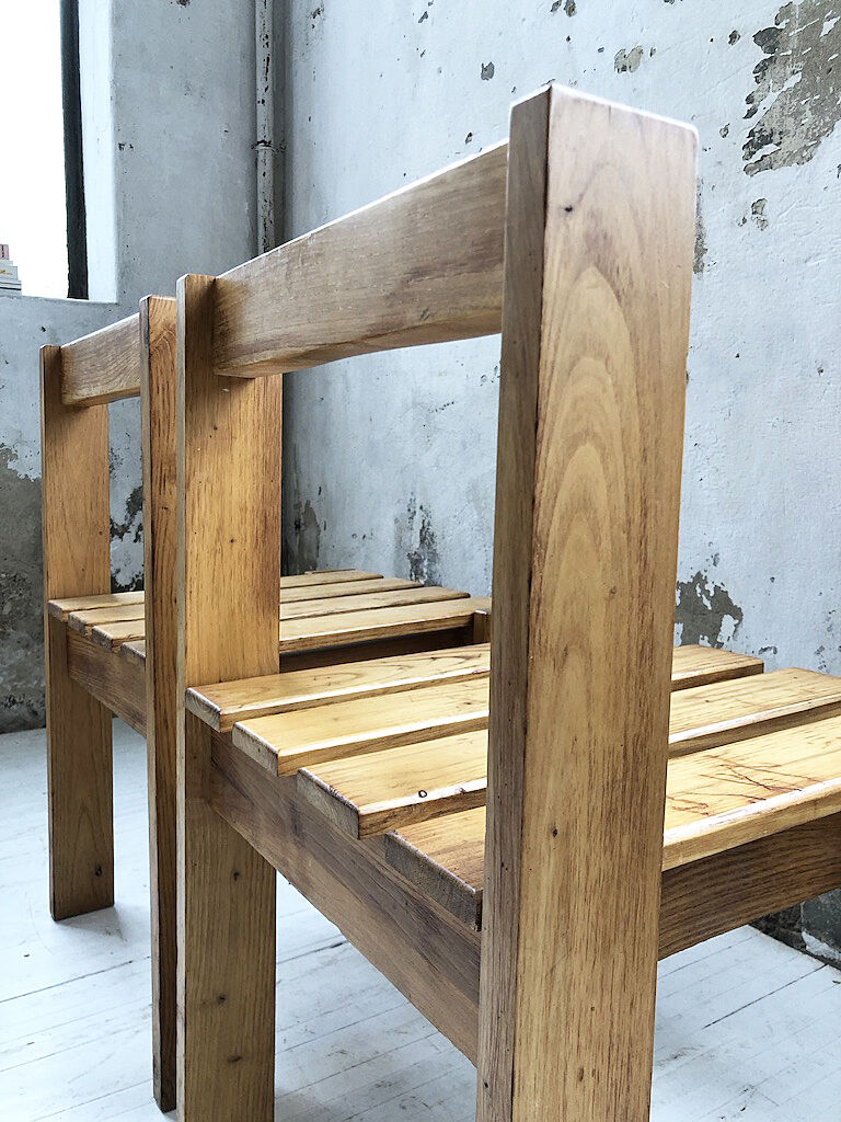Duo de chaises pin