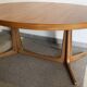 Baumann vintage 1970 oval table, stamped NF