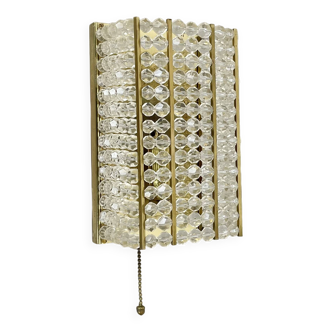 brass and aryl glass wall light sconce by Emil Stejnar, Austria, 1950s