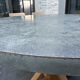 Table ronde acier artisanal