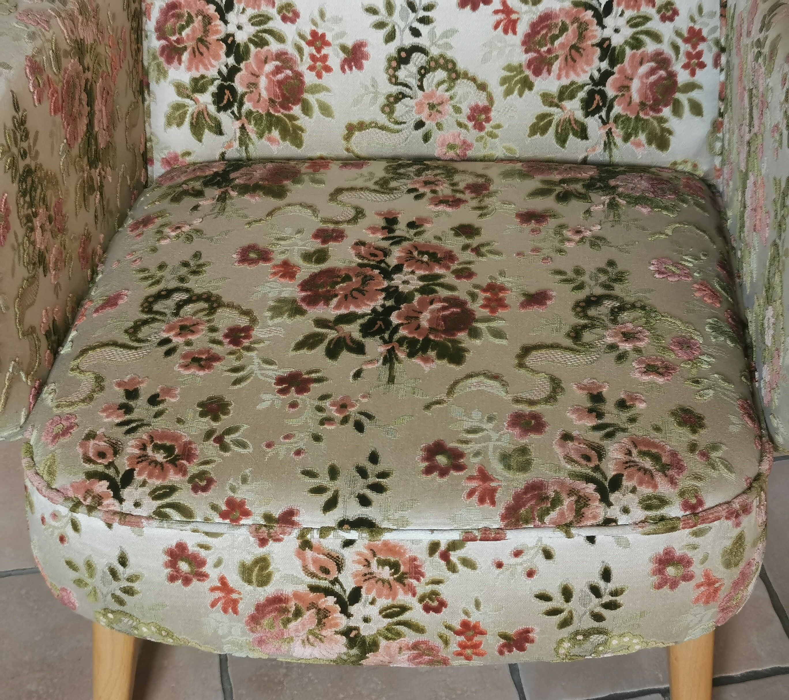 Pair of armchairs 50s/60s