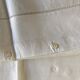 Pair of embroidered linen yarn pillowcases BE