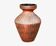 Vase Ilkra Eldelkeramik, argile rouge, 60.