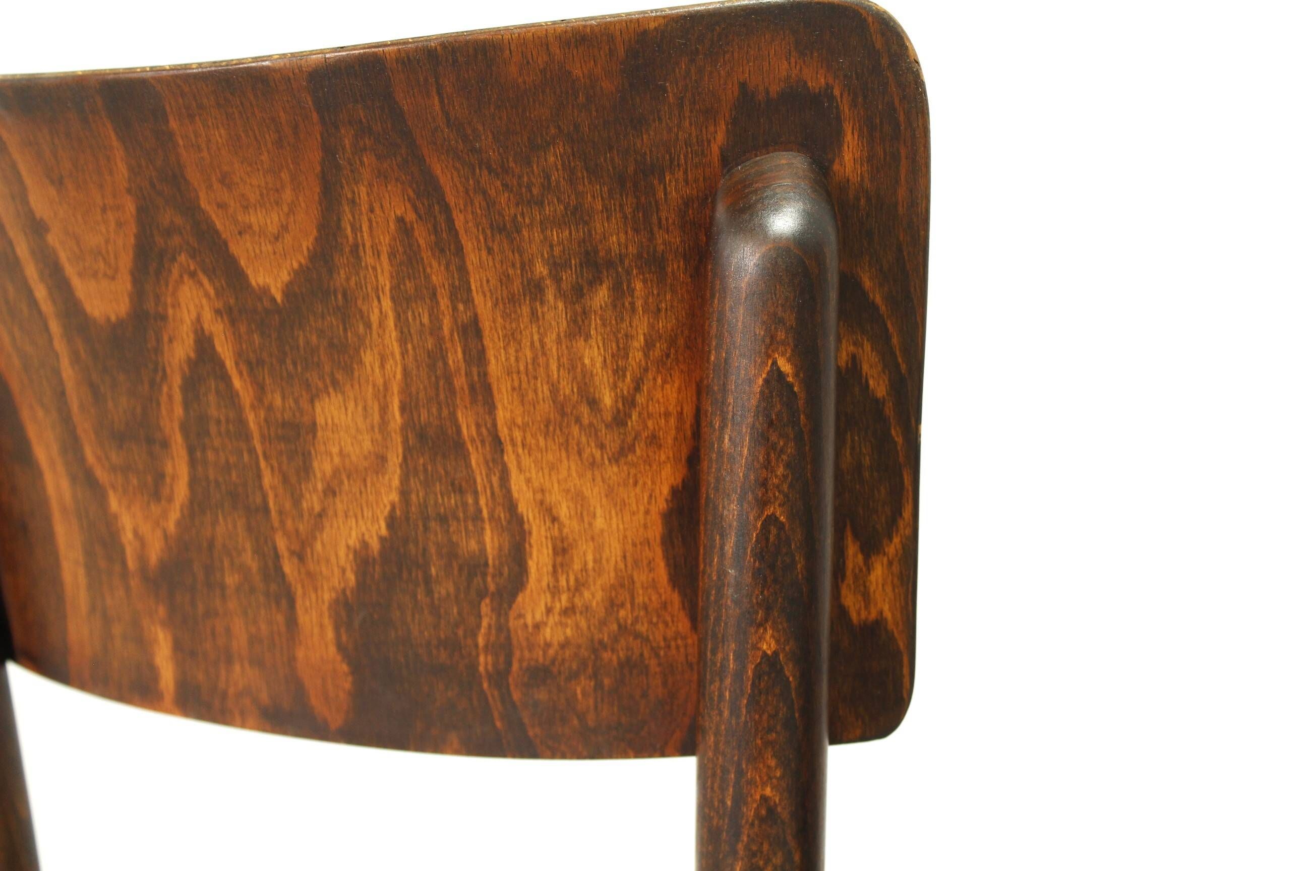 Pub Chairs from Thonet H-48, 1930s, Set of 6