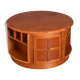 Restored teak retro round nathan squares drum coffee table collectors item