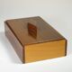Art Deco Mahogany Cigar Box 15 x 9 cm