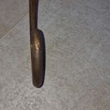 Bronze base coffee table, glass top