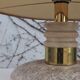 Table lamp in marble, brass and plastic, 1960