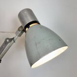 Applique murale industrielle grise à ciseaux, années 1960