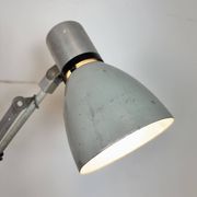 Industrial Grey Scissor Wall Lamp, 1960s