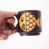 Royal Alma Animal Mug Set, Vintage Design From The 1970s, Staffordshire UK