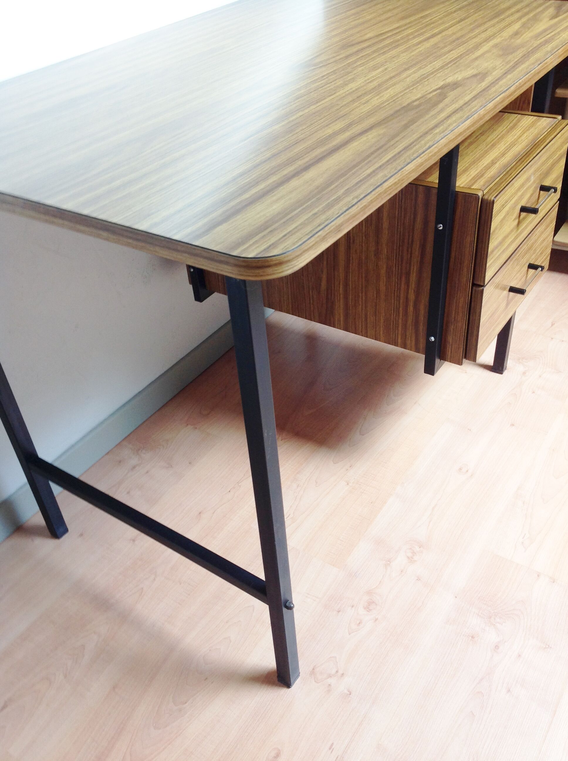 Scandinavian style desk / vintage 60s-70s