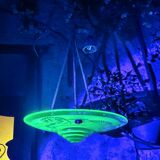 Art Deco ceiling light by A. Delatte in Ouraline