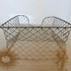 Corrugated wire office mail basket 30s 40s