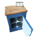 Vintage oak bedside table
