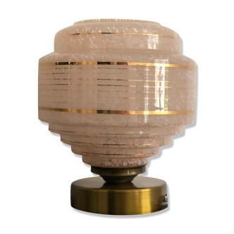 Lampe à poser verre de Clichy
