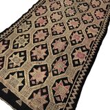 Vintage Anatolian Wool Kilim Rug