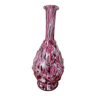 Vase ou flacon en verre moucheté