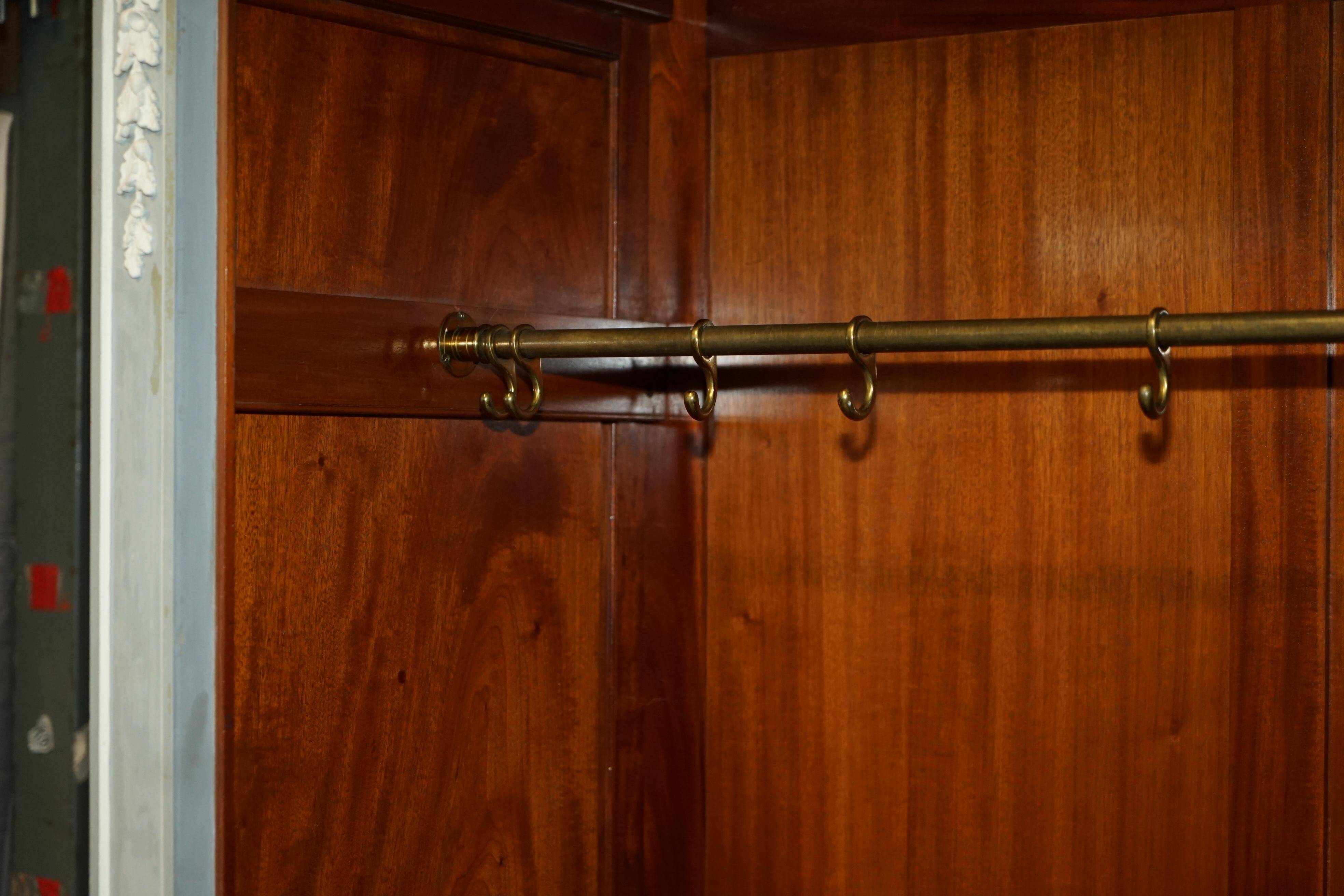 Antique wardrobe Mellier & Co with mirror door