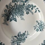 Assiettes en terre de fer Sarreguemines Margot