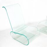 Pair of altuglass chairs